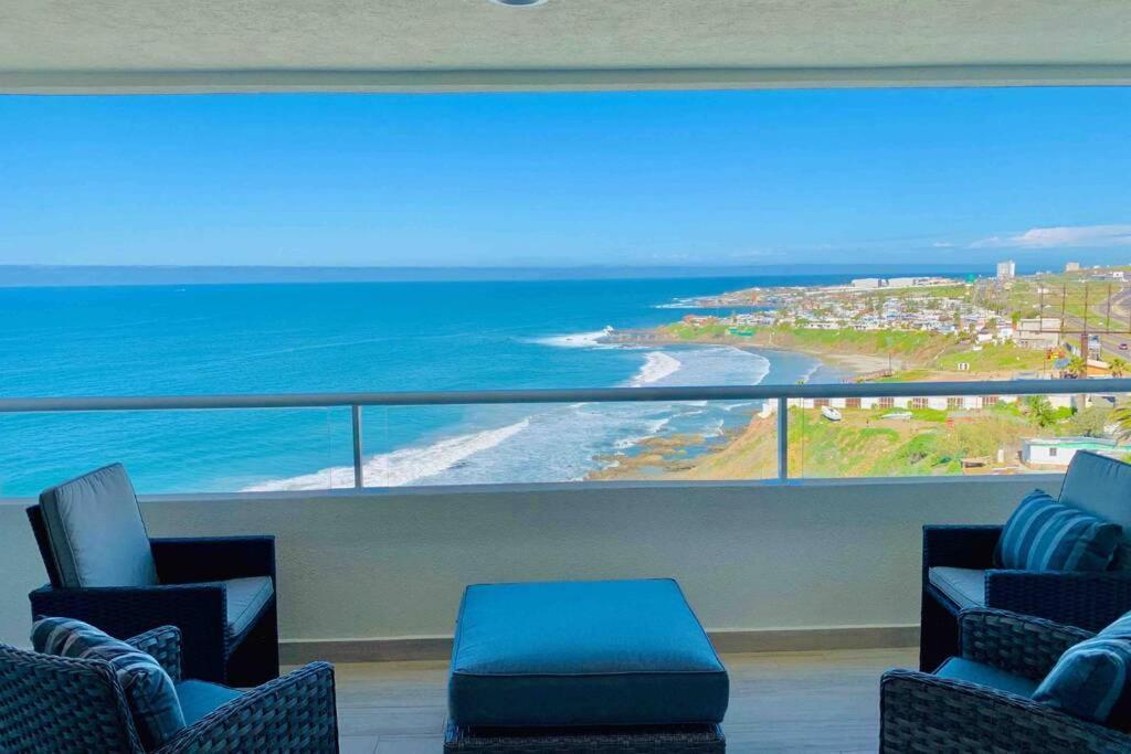 Beachfront Condo Close Puerto Nuevo, Papas, And Valle De Guadalupe Rosarito Eksteriør bilde